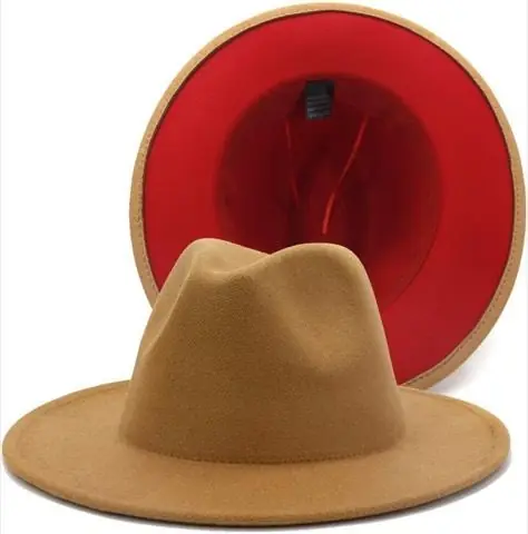 Camel Wide-Brim Fedora, product photo