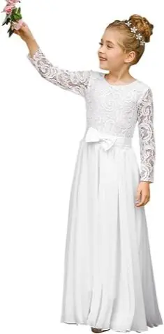 Ivory Lace Dress, product photo
